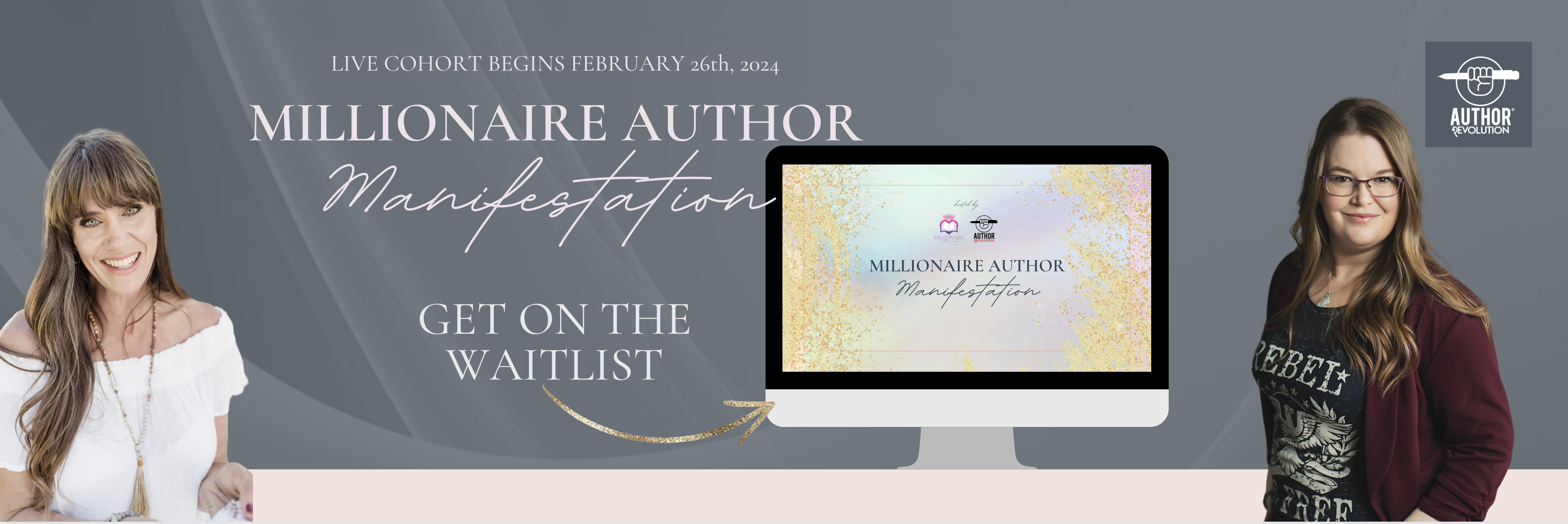 Get on the waitlist for Millionaire Author Manifestation